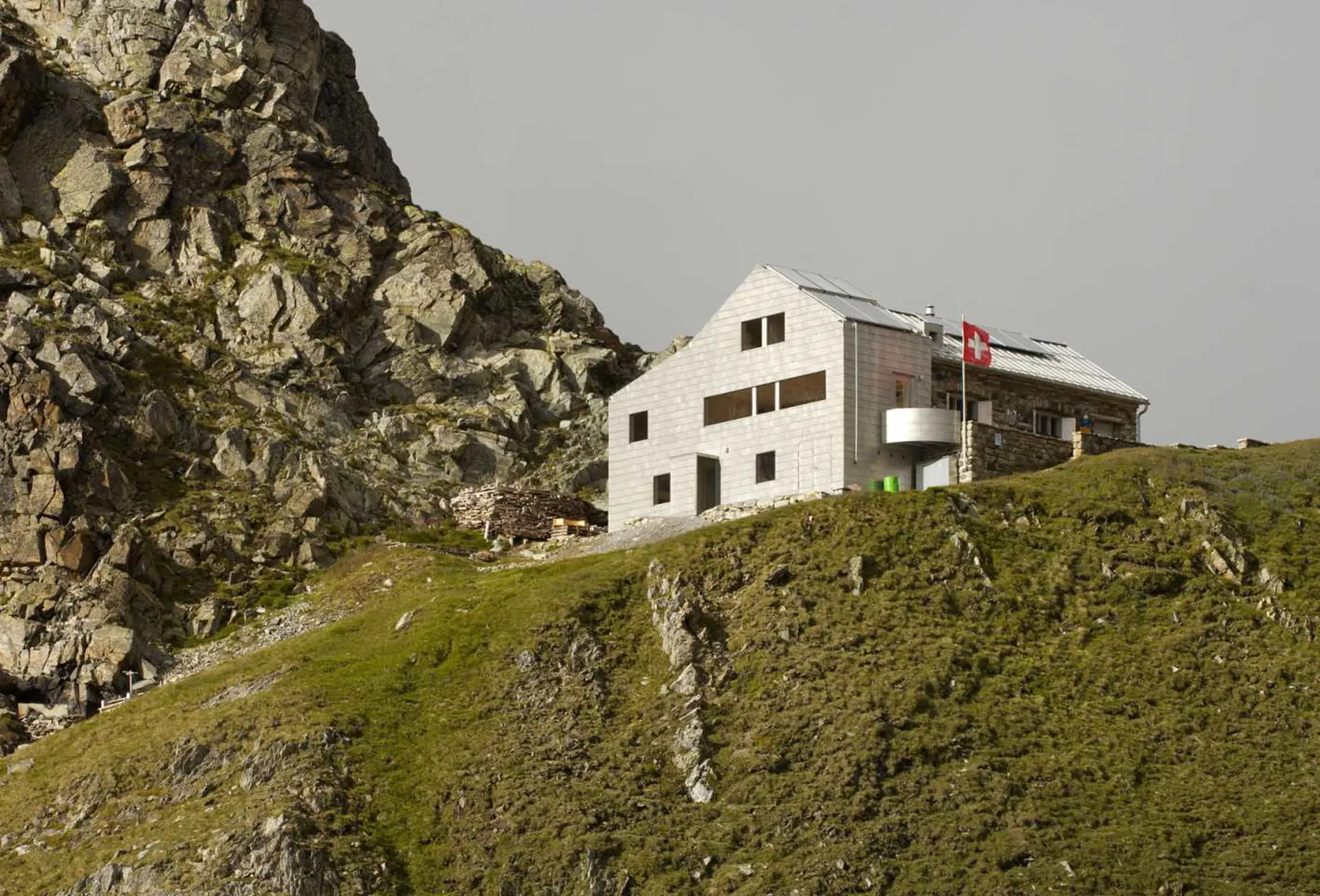 06_Umbau_SAC Medelserhütte Val Medel Curaglia